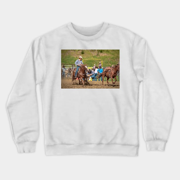 RODEOS, HORSES, COWBOYS Crewneck Sweatshirt by anothercoffee